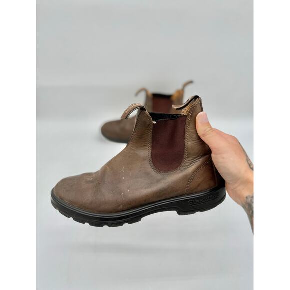 Blundstone Classic Brown Leather Pull-On Chelsea Boots Women’s Size 10 - Picture 1 of 8